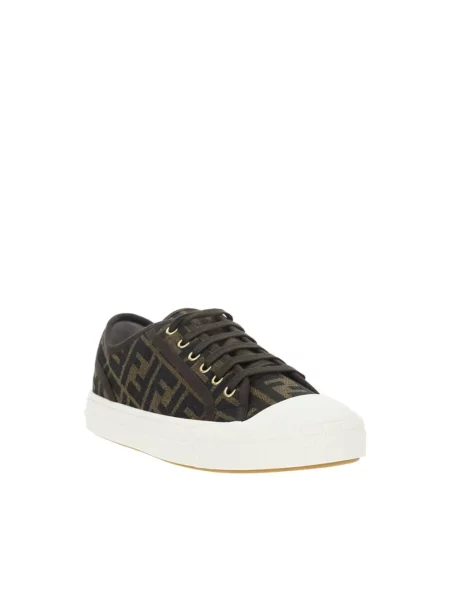 Sneakersy Fendi brązowe