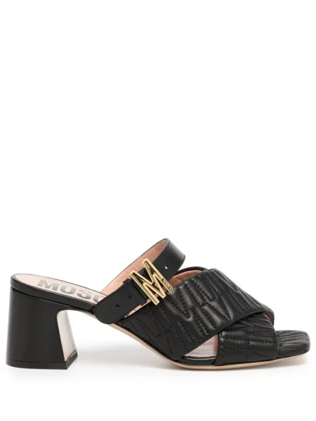 Sandale Moschino din piele negru
