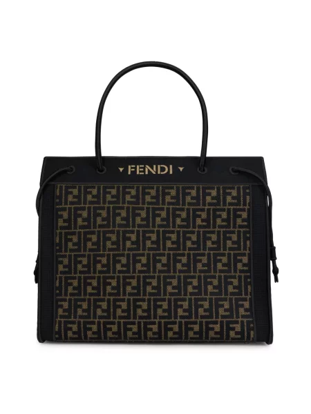 Shopperka Fendi brązowa