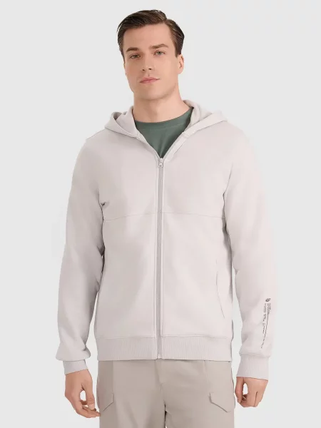 4F rozpinana bluza z kapturem XXL szara