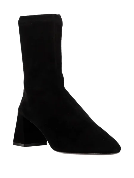 Botine Alevì din piele de căprioară negru