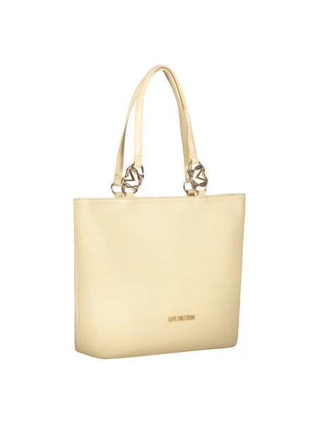 Shopperka Love Moschino beżowa