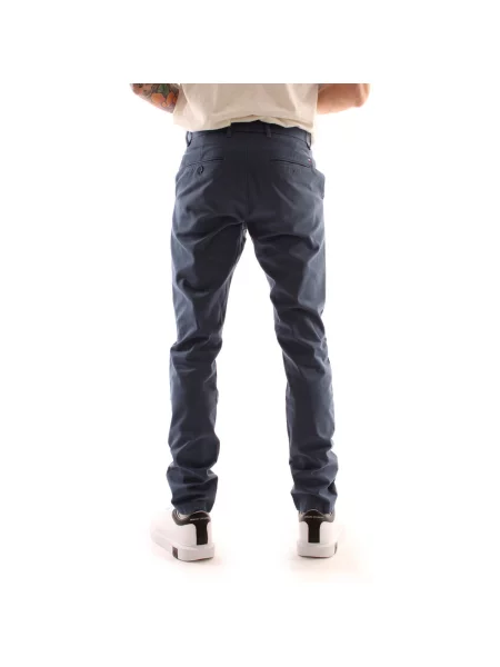 Pantaloni Tommy Hilfiger albastru