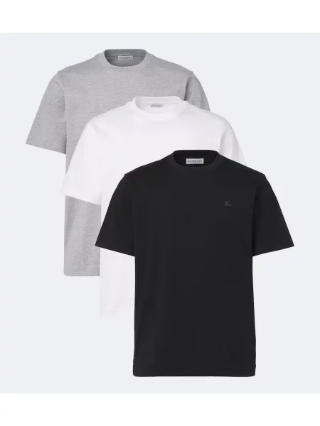 Tricou Burberry din jerseu negru