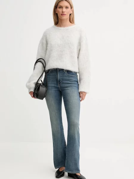 Traperice Levi's visoki struk plava