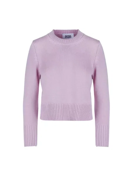 Sweter Alpha Studio różowy