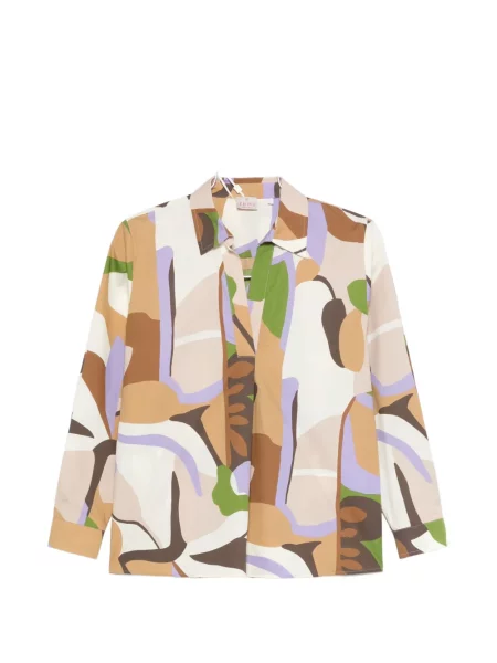 Top Marella cu imagine cu decolteu în V