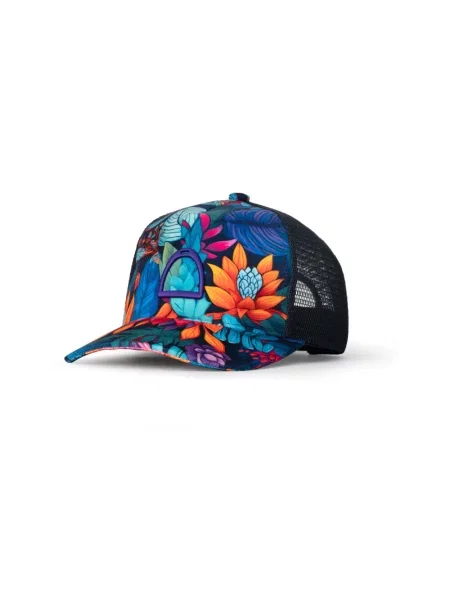Czapka jeździecka z daszkiem trucker GALOP WEAR Power Flower