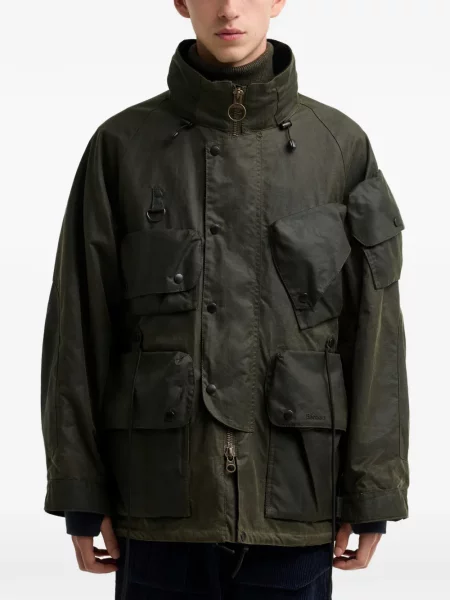 Geacă Barbour cu glugă verde