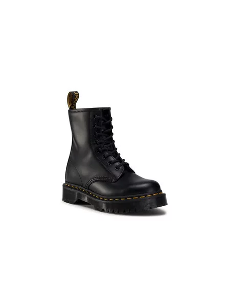Dr. Martens Suvarstomieji kulkšnis dengiantys batai Bex tamsiai geltona juoda