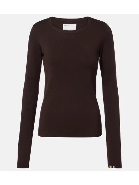 Top Extreme Cashmere din cașmir maro