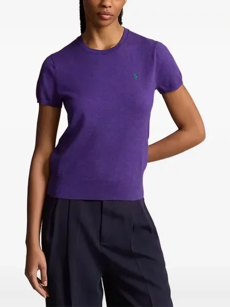 Șosete Polo Ralph Lauren tricotate cu nervuri cu două rânduri de nasturi portocaliu