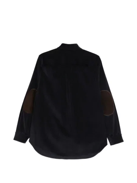 Cămașă Semicouture de catifea cord albastru