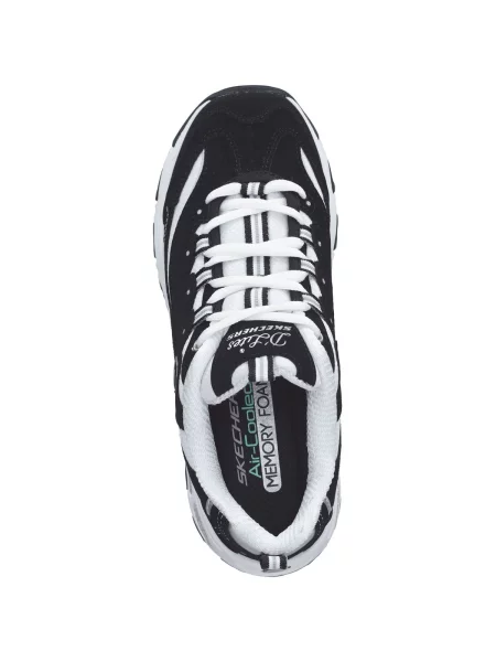 SKECHERS Tenisky Biggest Fan / bílá černá