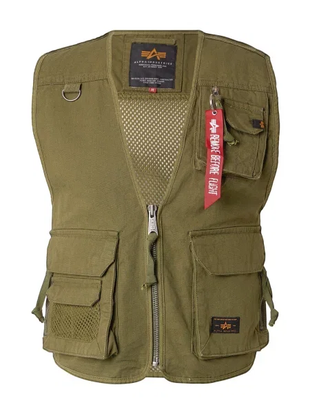 ALPHA INDUSTRIES Vestă sport Utility oliv