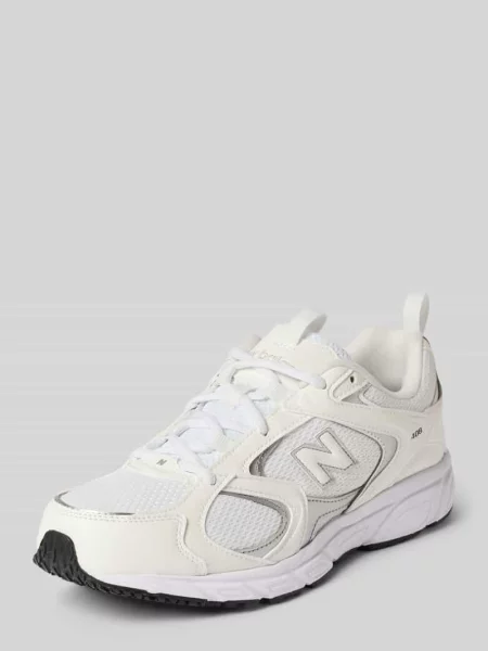 Sneakersy z detal z logo model New Balance białe