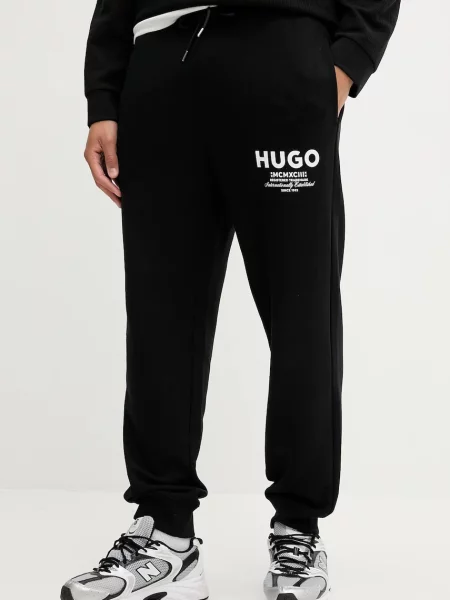 HUGO Blue pantaloni de trening pentru bărbați din Nevez negru