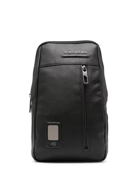 Geantă crossbody Piquadro din piele negru