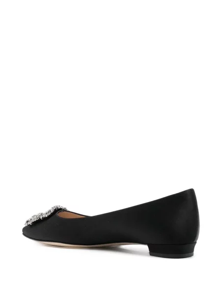 Balerinos Manolo Blahnik be kulniuko juoda