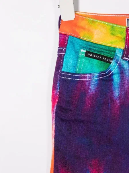 Dětské skinny džíny Philipp Plein fialové