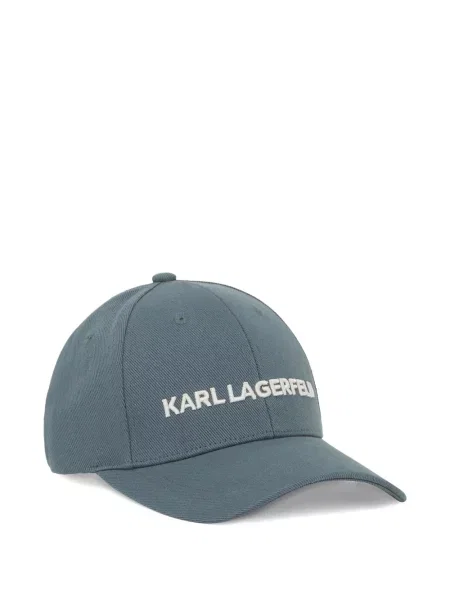 Șapcă Karl Lagerfeld cu broderie albastru
