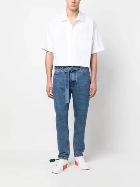 Džinsai Off-white balta