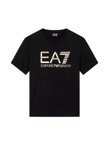 Koszulka Emporio Armani Ea7 z nadrukiem czarna