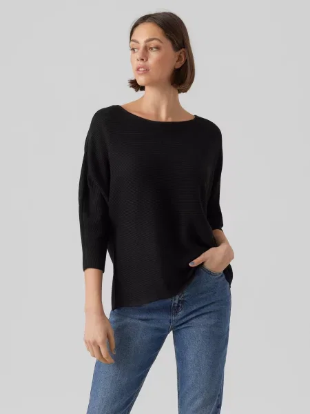VERO MODA Megztinis Nora' juoda