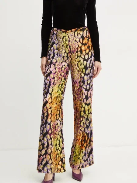 Forte Forte pantaloni femei drept high waist pants