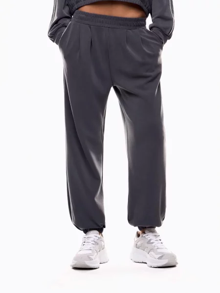 Штани спортивні модал/поліестер сірий