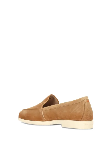 Pantofi loafer Santoni din piele de căprioară