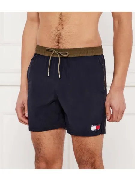Férfi Tommy Hilfiger Medium Drawstring desert sky úszónadrág. Méret: S kék
