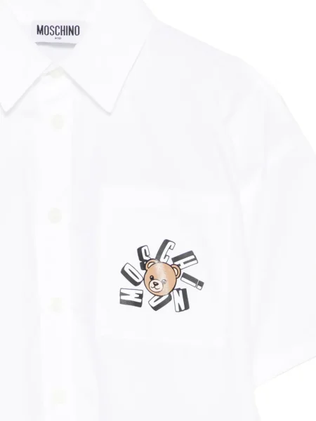 Koszula dziecięca Moschino biała