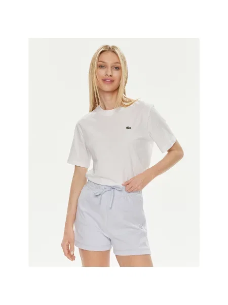 Футболка Lacoste white біла