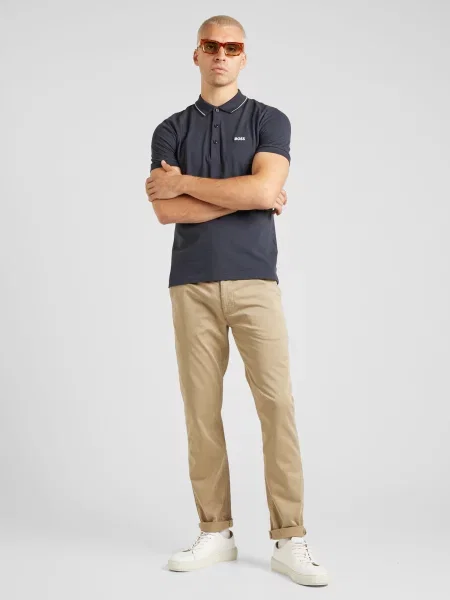 BOSS Pantaloni eleganți nisipiu