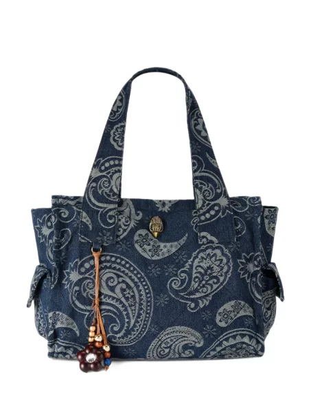 Geantă shopper Kurt Geiger London albastru