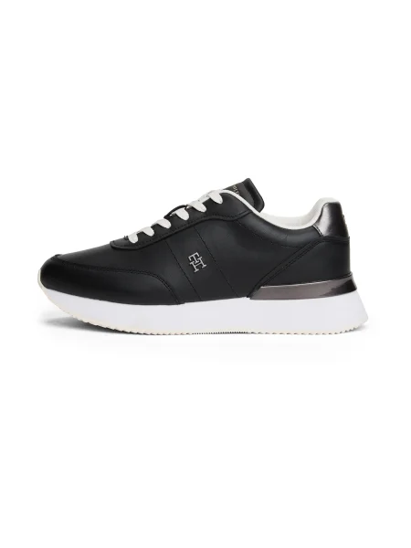 Dámske topánky Tommy Hilfiger Chic Fashion Runner black čierna