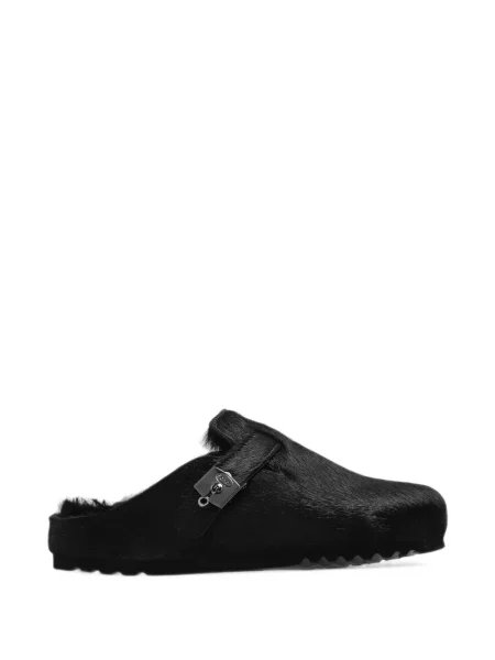 Papuci tip mules Scholl negru