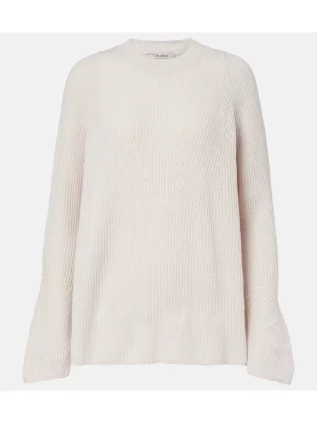 Pulover 's Max Mara de lână alb