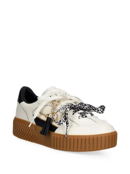 Sneakerși Sorel cu platformă alb
