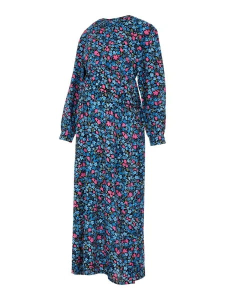 MAMALICIOUS Obleka Geneva nočno / mešane barve modra