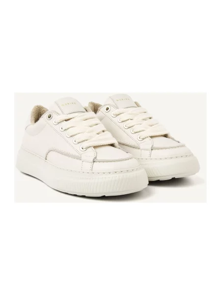 Sneakersy Nubikk skórzane beżowe