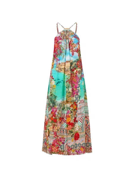 Rochie maxi Camilla albastru