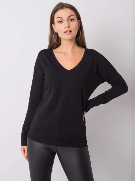 Bluză Fashionhunters negru
