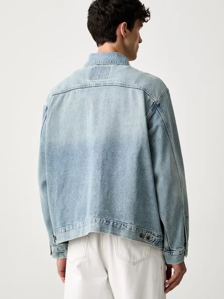 Levi's kurtka koszulowa sztruksowa SUNRISE niebieska