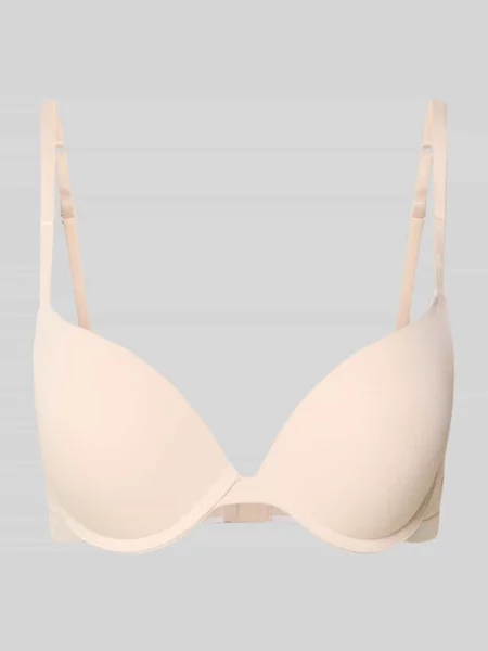 Biustonosz push-up z regulowanymi ramiączkami Puma różowy