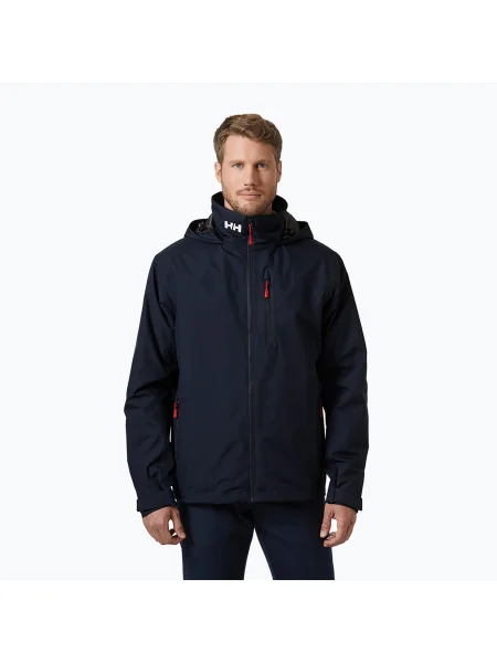 Мъжко ветроходно яке Helly Hansen Crew Hooded Midlayer 2 navy синьо