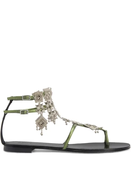 Сандали Giuseppe Zanotti зелено