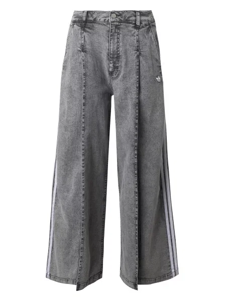 ADIDAS ORIGINALS Jeans gri denim alb