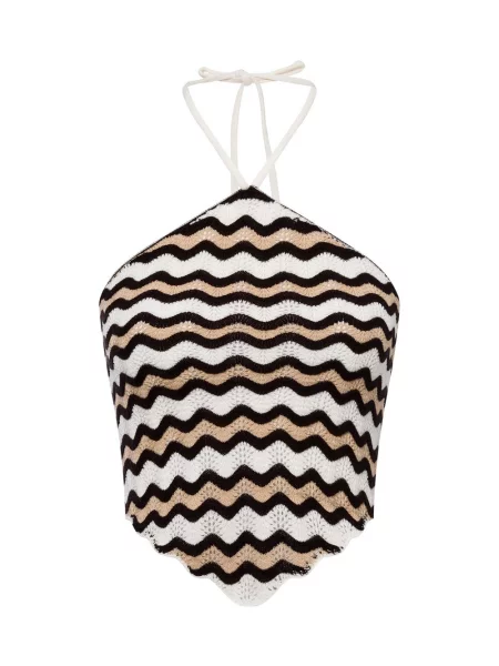 Noisy May top z dzianiny NMSadie Kobiety Sztuczne włókno w S beżowy